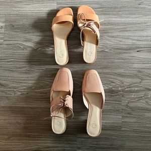 BNWT Alterre Interchangeable Leather Shoes